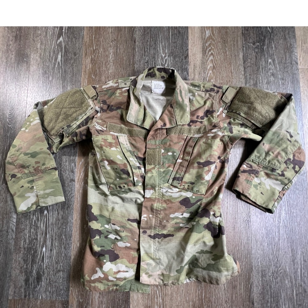 Military OCP Multicam Combat Coat Jacket 30 Regular Camo Tactical Ripstop